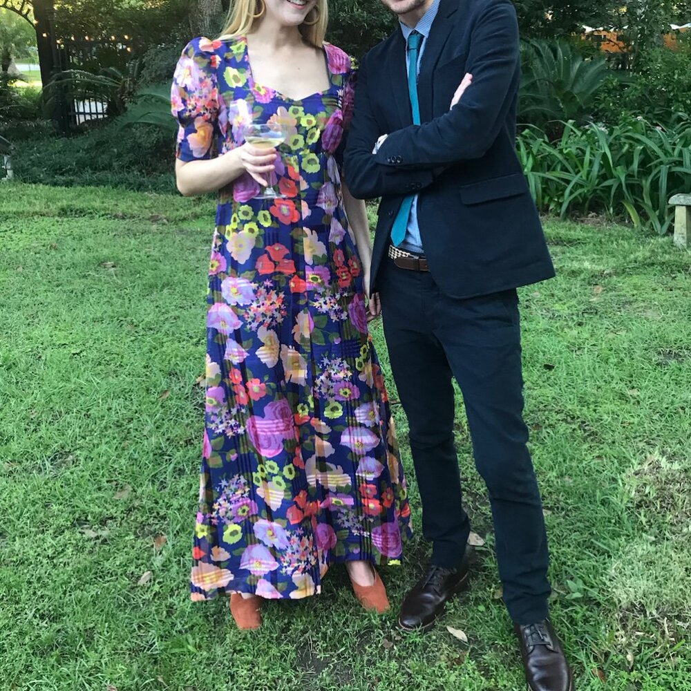 Groovy floral vintage dress